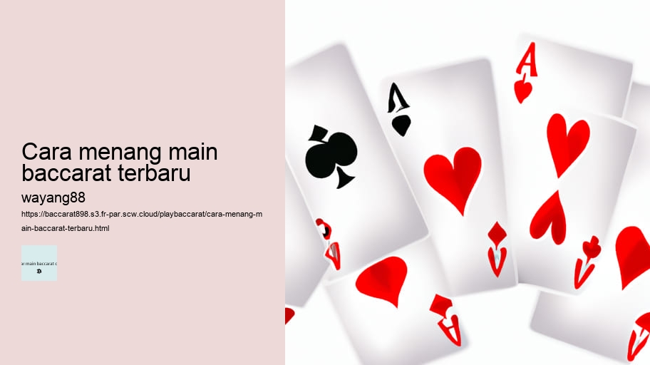 cara menang main baccarat terbaru