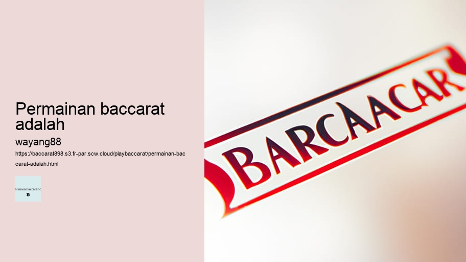 permainan baccarat adalah